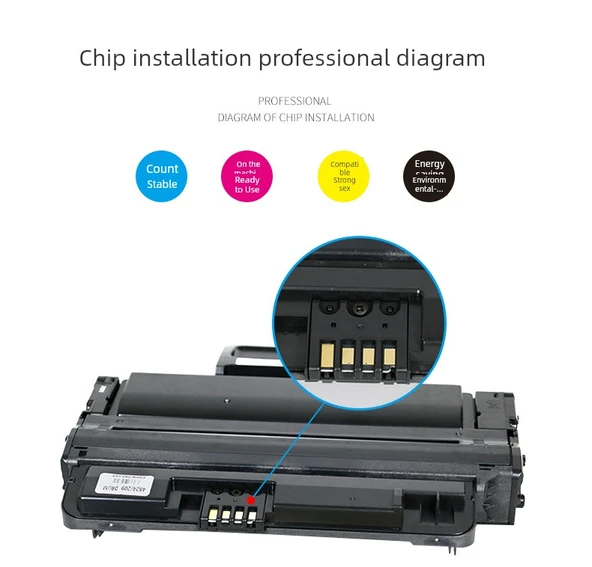 Toner Kartuşu Çip - Çin Versiyonu [Sayfa 2000] Siyah Toner Ekle -80g (5 Alana 1 Bedava) - 9