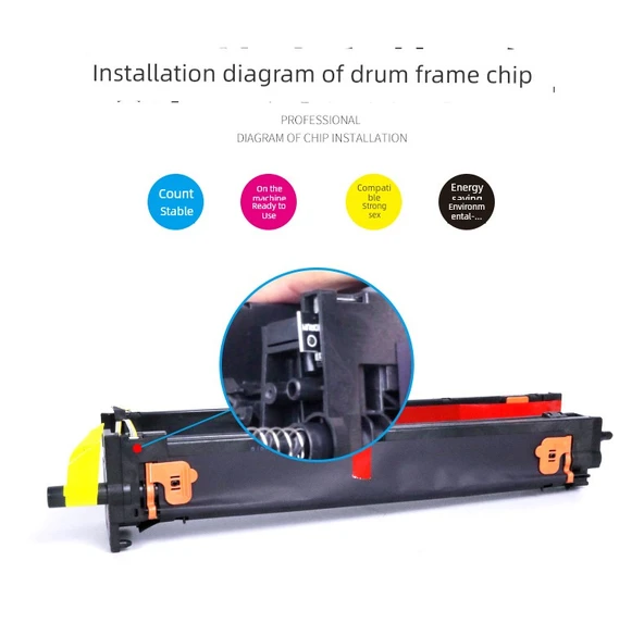 Toner Çipi - Çin Versiyonu - Imaging Drum Chip-D (2 Daha Uygun) - 9