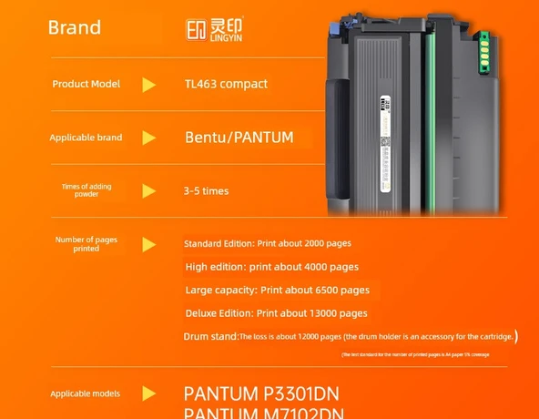 Süper Büyük Kapasite Toner Kartuşu - 6500 Sayfa - 7