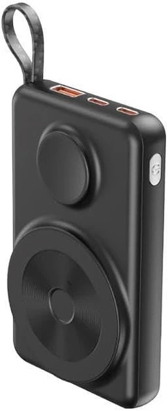 Sunix 10.000 Mah 2,5W Saat Şarj 15W Wireless Powerbank PB-56 - Resim 2