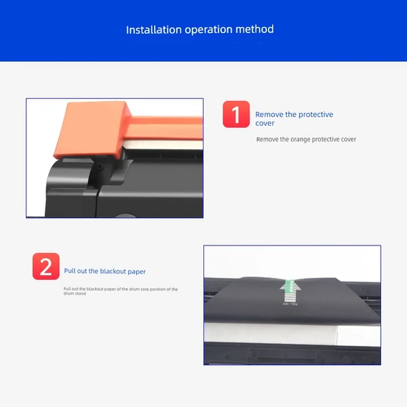 Drum Ünitesi (Uyumlu Toner Gerektirir) - 3 Tur ve 4 Tur - 3