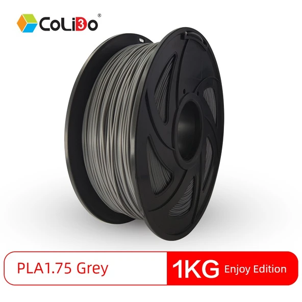 3D Yazıcı PLA Filamenti - Gri - 1.75mm - 1kg