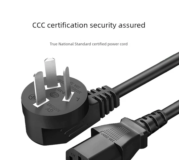 Yazıcı Güç Kablosu - 3 Metre - 3 Prong - 3C Sertifikalı - 5