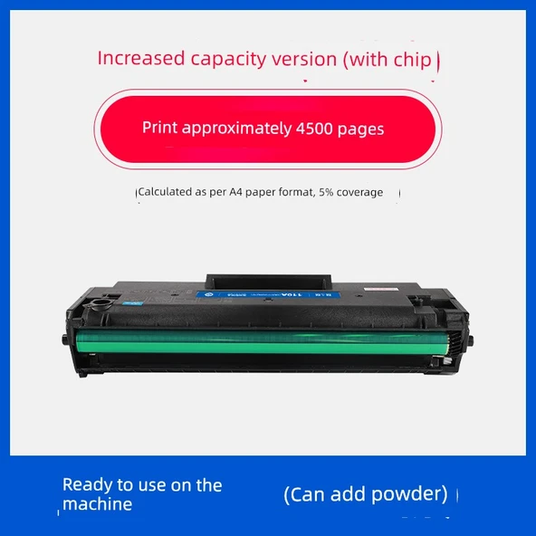 Uyumlu HP 110a 136A Toner Kartuşu - 4500 Sayfa - Artırılmış Kapasite