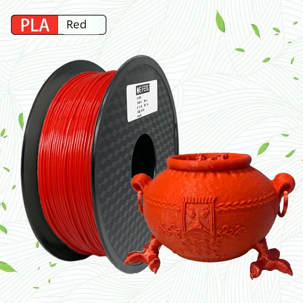 3D Yazıcı PLA Filamenti - Kırmızı - 1.75mm - 1Kg