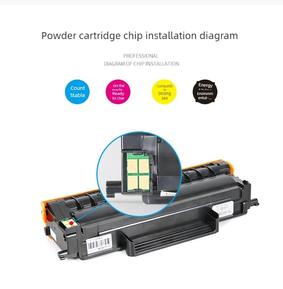 Yazıcı Toner Çipi - TO-460 - 5 Adet Drumm Çerçeve Chip-D Ekonomik Paket - Çin Versiyonu - 8