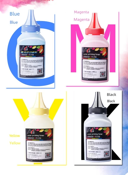 Renkli Yazıcı Toner Kartuşu - Dört Renk Seti (6000 Sayfa) - Resim 12