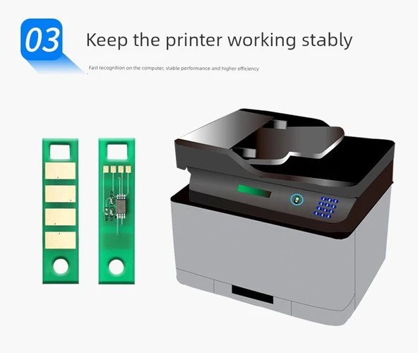 Yazıcı Toner Çipi - TO-460 - 5 Adet Drumm Çerçeve Chip-D Ekonomik Paket - Çin Versiyonu - 12