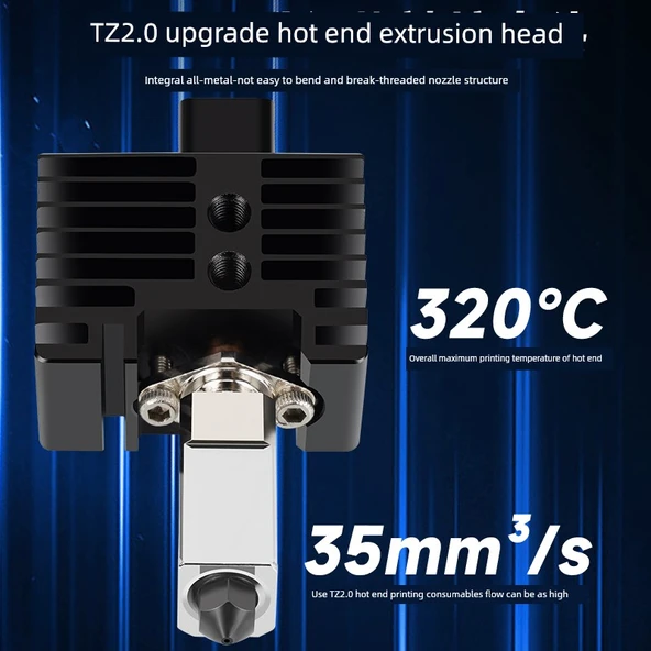 3D Yazıcı Yüksek Sıcaklık Ayrılabilir Montaj - Tuozhu P1P/S Termistör Isıtma Tabakası - 5