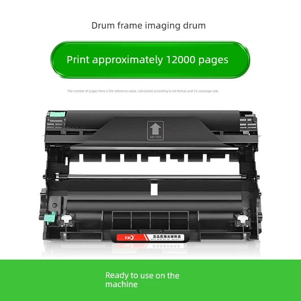 Uyumlu Lenovo LJ2400L Toner Kartuşu - Zencefil Sarısı (İmaj Tamburu, 12000 Sayfa)