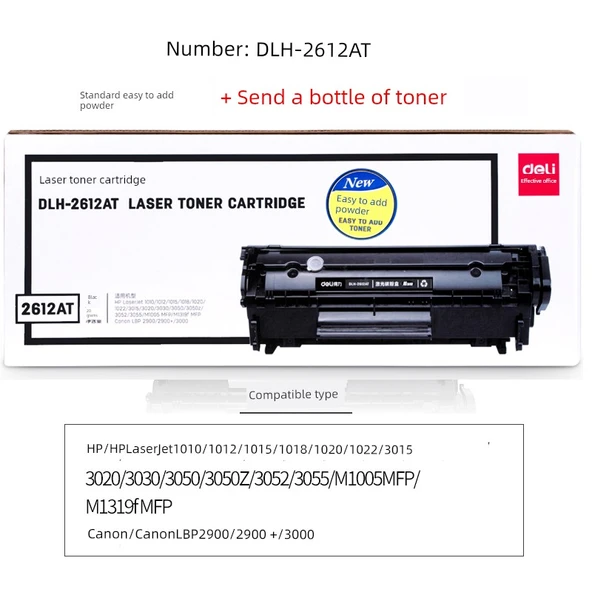 Doldurulabilir Siyah Toner Kartuşu - HP 1020 1010 1018 - 100g Toner Seti