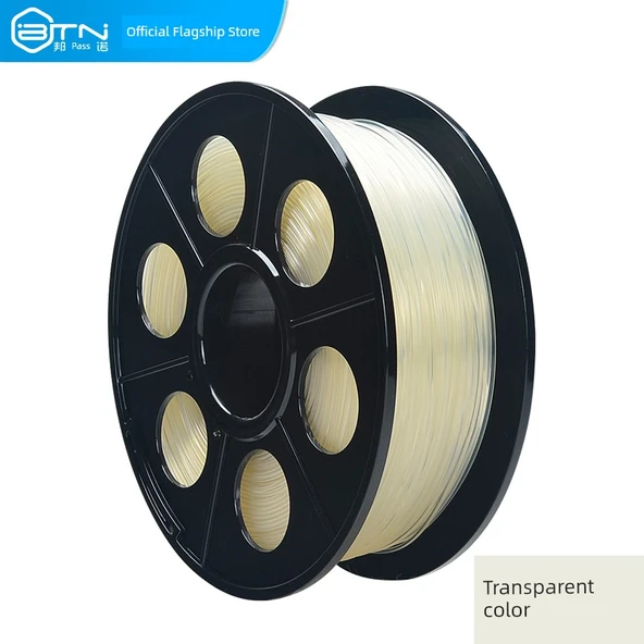 TPU Esnek 3D Yazıcı Filamenti - 1.75mm - 1kg - Şeffaf