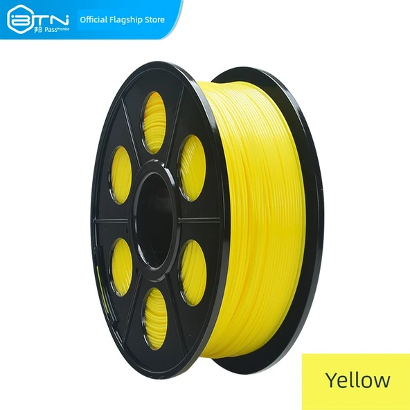 TPU Esnek 3D Yazıcı Filamenti - 1.75mm - 1kg - Sarı