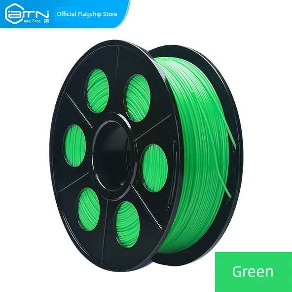 TPU Esnek 3D Yazıcı Filamenti - 1.75mm - 1kg - Yeşil