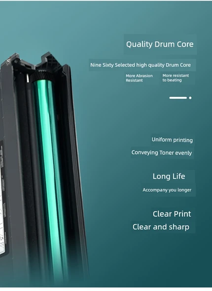Uyumlu Toner Kartuşu - 12000 Sayfa/Toner Kartuşu-Tambur Tutucu - 7