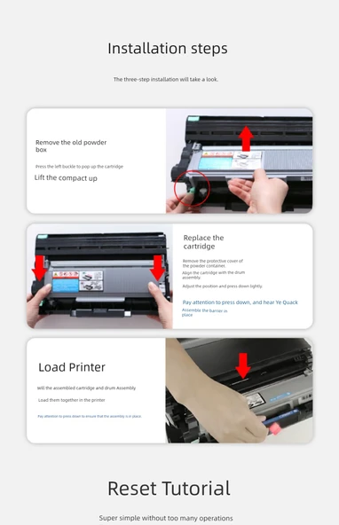 Toner Kartuşu - 2325 Takım (Büyük Kapasite Kartuş + Tambur Montajı) - 5