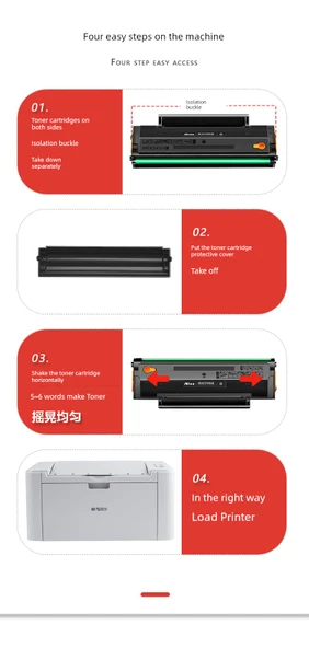 Uyumlu Toner Kartuşu - Büyük Kapasite MG-1100/MG-1300 - 3000 Sayfa - Uzun Süreli Chipli - 5