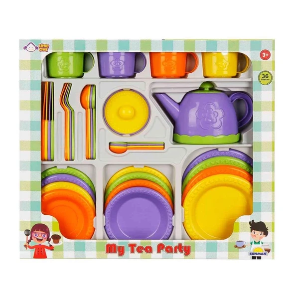 4682 Little Chef Çay Seti 36 Parça -Sunman - 3