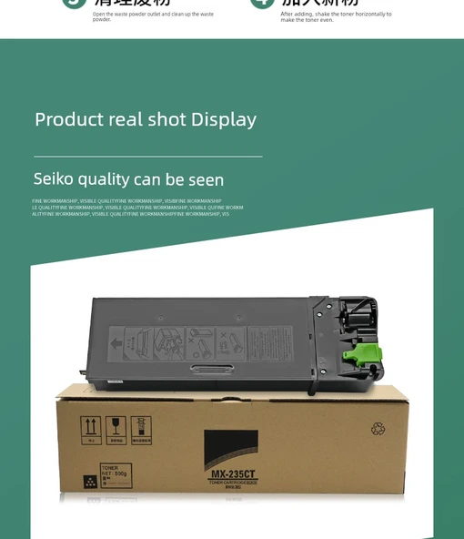 MX235CT Toner Kartuşu - Ek Siyah Toner Artırılmış Kapasite - 11