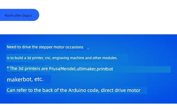 DRV8825 Stepper Motor Sürücü Modülü - 3D Yazıcılar için - 12