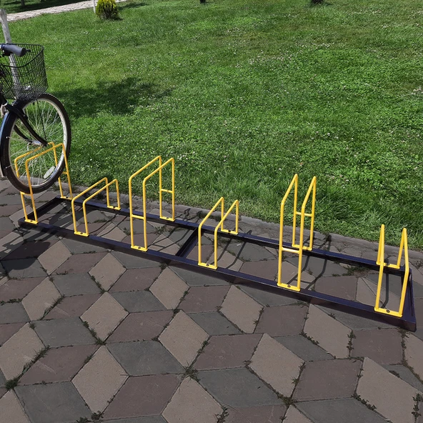 Bisiklet Park Demiri 6 lı Bisiklet Park Yeri Altılı Bisiklet Koyma Yeri Fiyatı (Altılı) - 1