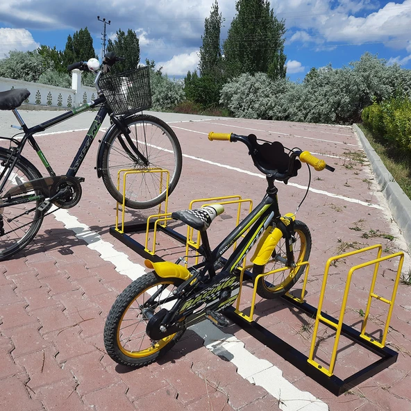 Bisiklet Park Yeri 5 li Bisiklet Park Demiri Beşli Bisiklet Koyma Yeri (Beşli) - 5
