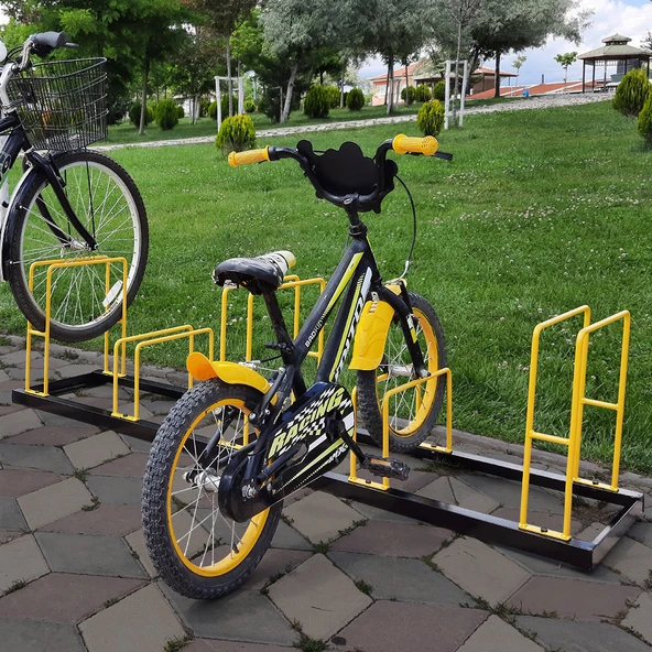 Bisiklet Park Yeri 5 li Bisiklet Park Demiri Beşli Bisiklet Koyma Yeri (Beşli)