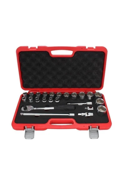 İzeltaş 1113 1/2 Altı Köşe Lokma Anahtar Takımı 24 Parça, mm - 2