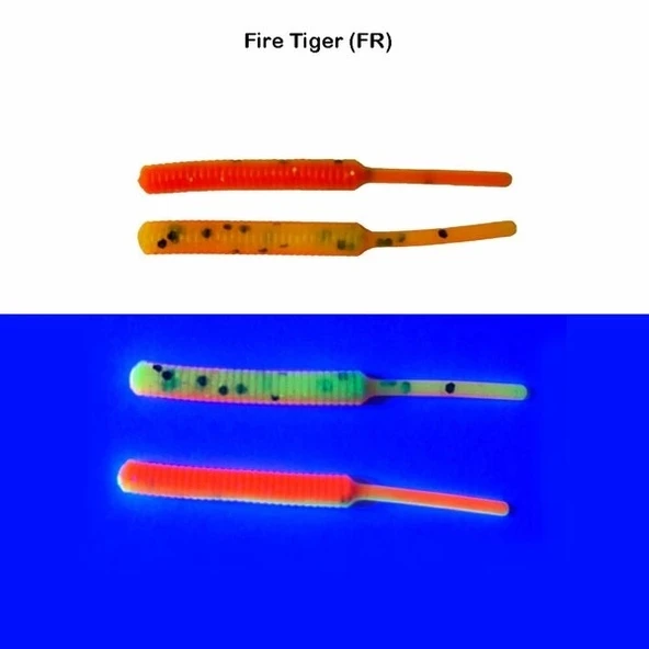 SPIINX BABY FISH SİLİKON 4.5CM 18P Renk: Fire Tiger - Resim 2