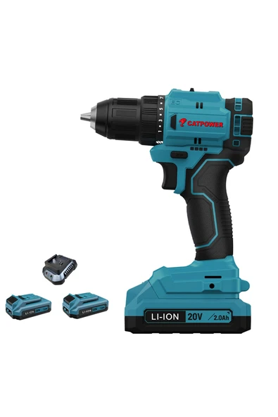 Cat Power Catpower 4213 Li-ion Çift Akülü Darbeli Vidalama 20V 2 Ah