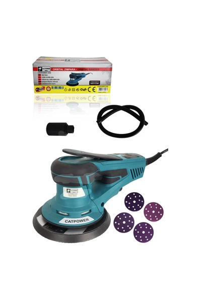 Cat Power 3455 Elektrikli Orbital Zımpara 150 mm 400 Watt - 4