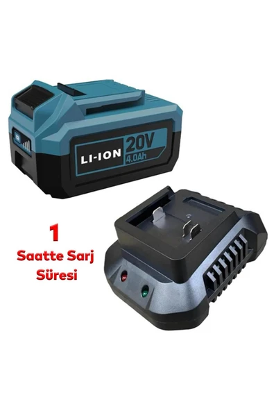 Cat Power Catpower 4232 Avuç Taşlama Elektrikli Kömürsüz Li-ion 20 Volt Akü 4.0 Ah Batarya M14 115 mm 125 mm - 2