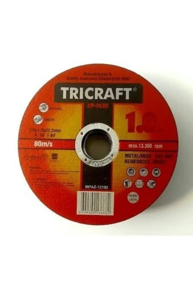 Tricraft 1 Adet 180 Mm Kesici Taş