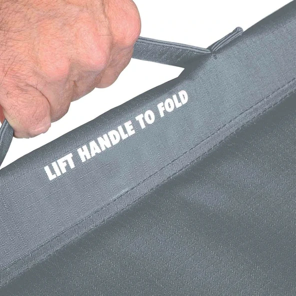 Gci Outdoor FirePit Amortisörlü Katlanır Kamp Sandalyesi - Gri - 5
