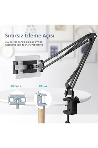 UGREEN Uzun Kollu Ayarlanabilir Tablet ve Telefon Tutucu - 50394 Outlet - 3