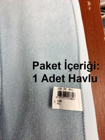 Özdilek 1 Adet Kdf Pamuk El-Yüz Havlusu (50x90)-Jalen Mavi - 3