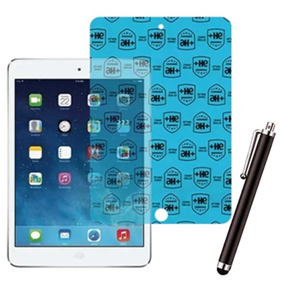 Apple iPad Mini 2 / Mini 3 Uyumlu Smart Cover Tablet Kılıfı Ekran Koruyucu Kalem Set Kırmızı - Resim 2