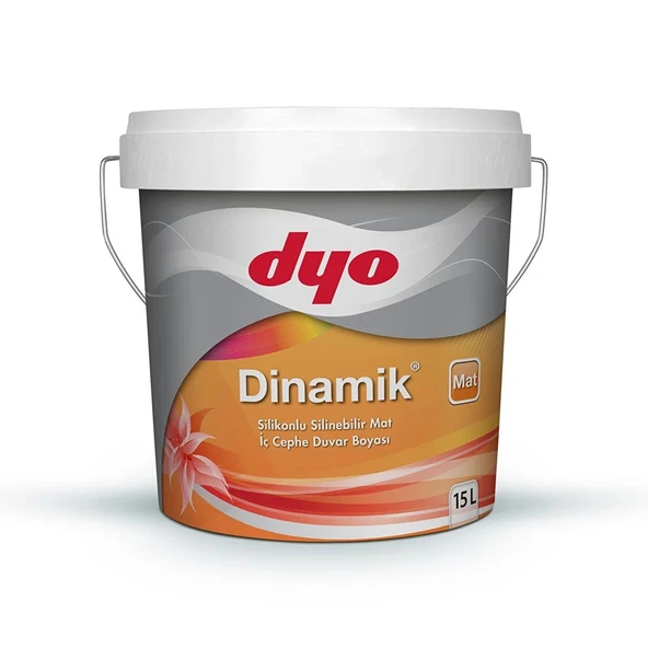 DYO 15LT DİNAMİK MAT SİLİKONLU SİLİNEBİLİR İÇ CEPHE DUVAR BOYASI (4755)