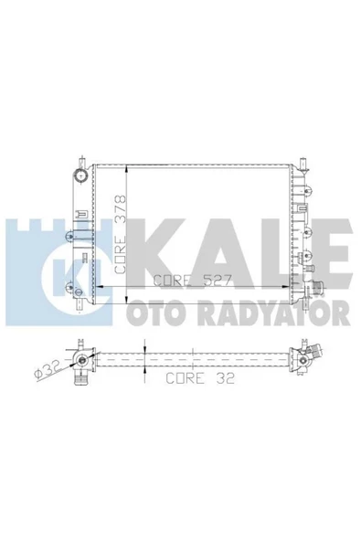 Kale 0211182AL 0 Su Radyatörü Escort V VI 94- 1.4 1.6 Cfı 1.4 1.6 1.8 Efı Escort Vıı 95- 2 Sıra Pet Pl ürün görseli 1