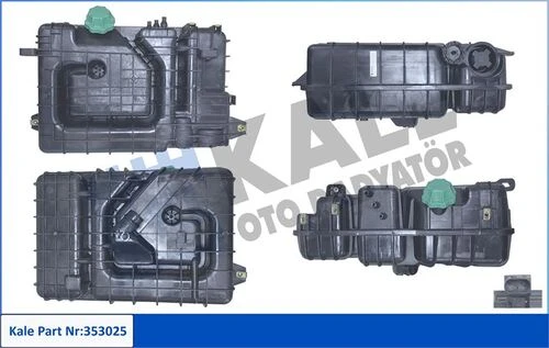 Kale 353025 OTO Radyatör  Imbusat Deposu Sensörsüz Mercedes Benz Actros Mp4/Mp5 1824-3351 11-; Antos 1824-3348 12-; Arocs 1824-4151 13-;