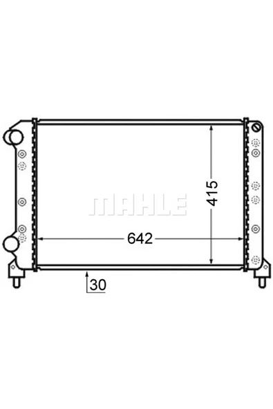 Mahle CR753000S Cr753000s Su Radyatörü (475×830) Doblo (eno:8mk376724791) ürün görseli