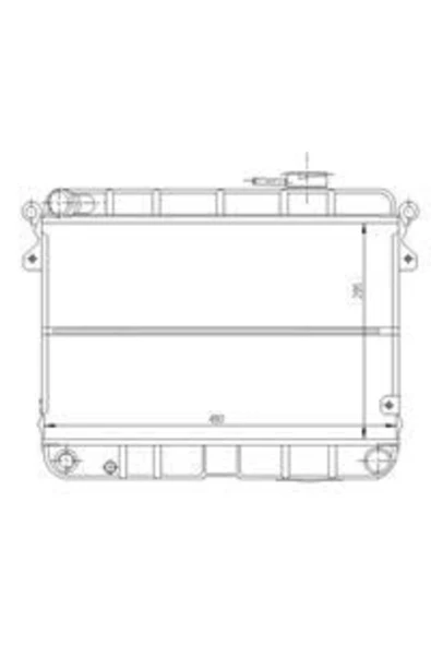 Ori MFI051034 Mfı051034 Radyatör Murat 131 Em-ym 470x292x34 ürün görseli 1