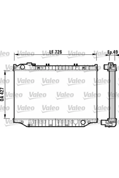 Valeo 732415 Radyatör Toyota Land Cruiser (bj80) (90-96) ürün görseli
