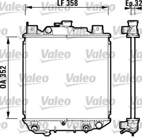 Valeo 734203  Radyatör Suzuki Swift ürün görseli 1