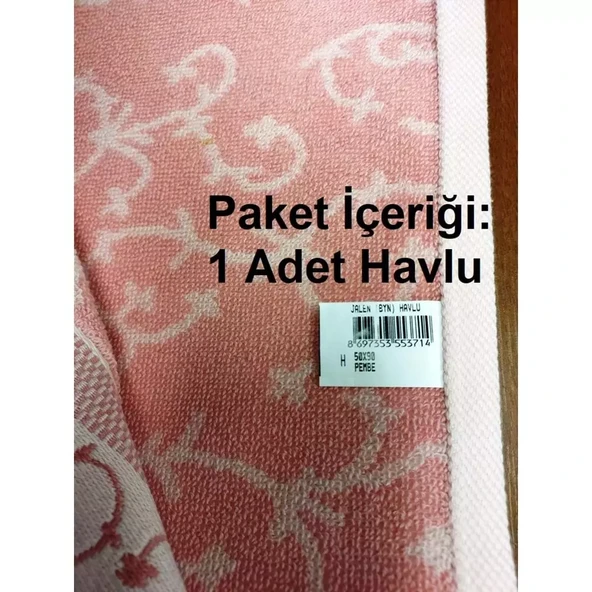 Özdilek 1 Adet Kdf Pamuk El-Yüz Havlusu (50x90)-Jalen Pembe - 3