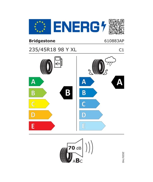 Bridgestone 235/45R18 98Y Xl Turanza 6 Yaz Lastiği 2025 - 2