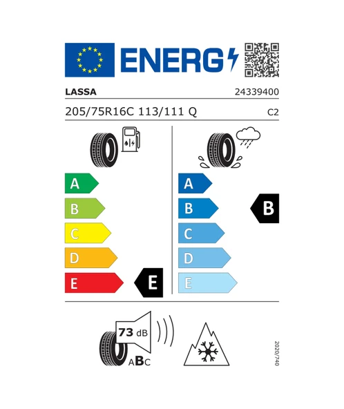 Lassa Multiways-c 205/75R16c 113/111q 10pr Dört Mevsim Lastiği 2025 - Resim 2