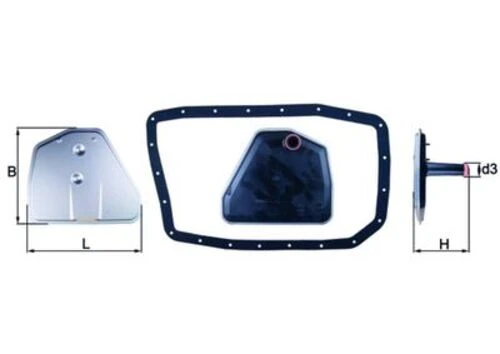 Mahle HX162D -knecht-behr Hx162d Şanzıman Filtresi Bmw E53 E65 6hp26 6hp31 2333899 2333899