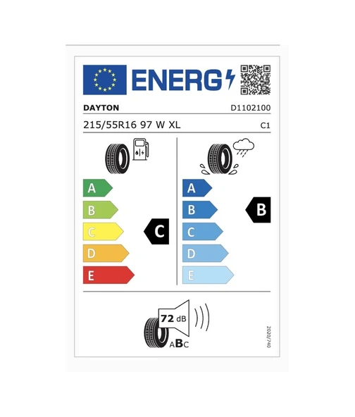 Dayton 215/55R16 97W Xl Tourıng 2 Yaz Lastiği  2024 - Resim 2
