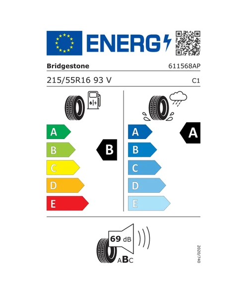 Bridgestone 215/55R16 93V Turanza 6 Yaz Lastiği 2025 - Resim 2